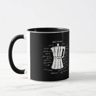 Taza Cocina artística café espresso italiano moka