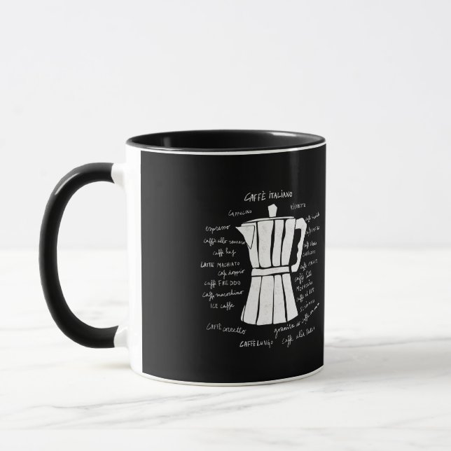 Taza Cocina artística café espresso italiano moka (Izquierda)