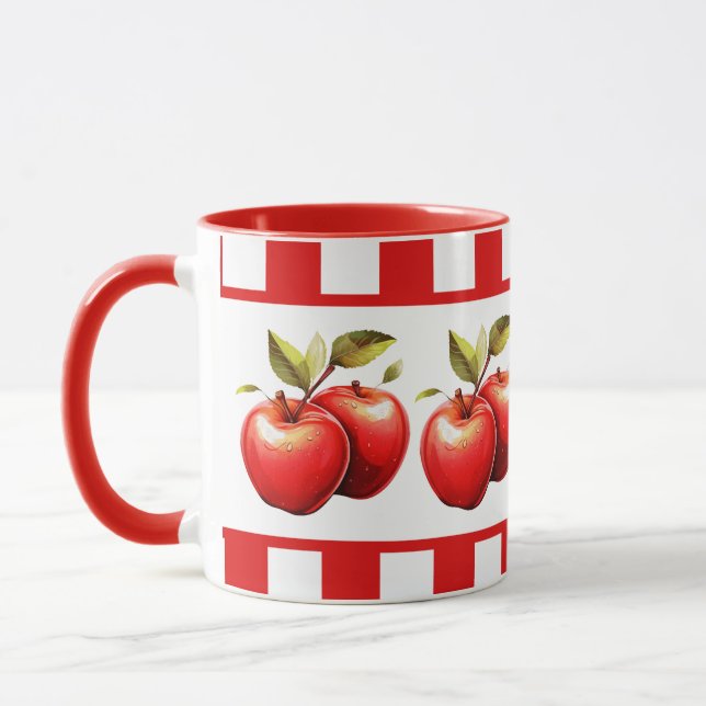 Taza Cocina de fruta para amantes de la manzana (Izquierda)
