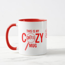 Taza Cocina Fatty Cosy Mystery Mug Diner Red