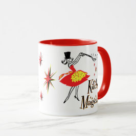Taza Cocina Magia Retro Cocinando arte Mug