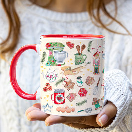 Taza Cocina vintage de chiringuitos de nueces