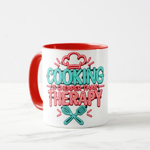 Taza Cocinar Es Más Barato Que Terapia