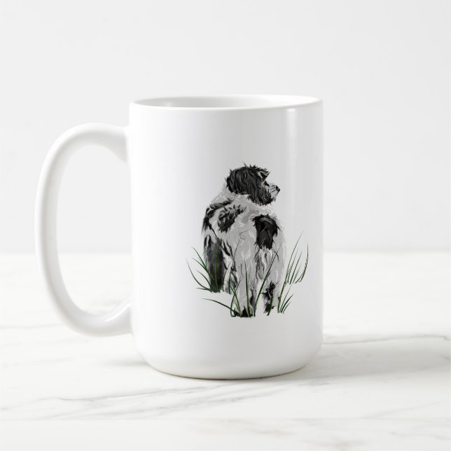 Taza Cockapoo – Taza de café para Mamá Perro, Arte (Izquierda)
