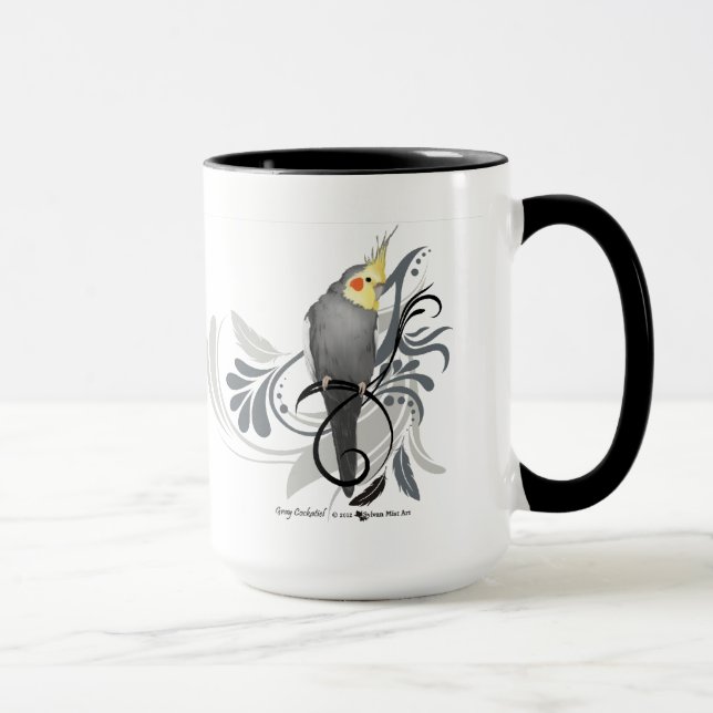 Taza Cockatiel gris (Derecha)