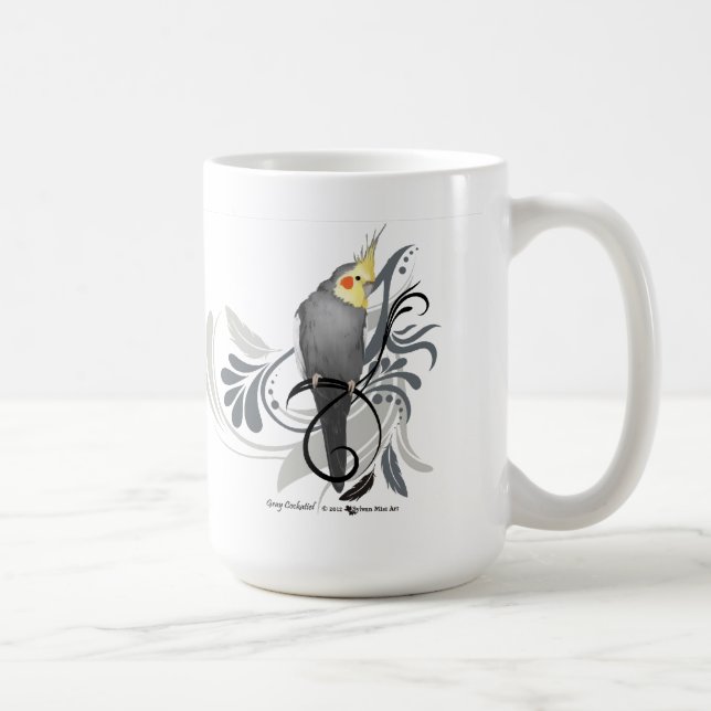 Taza Cockatiel gris (Derecha)
