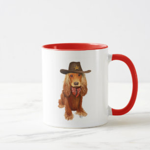 Taza Cocker Spaniel Cowboy
