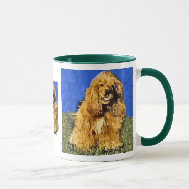 Taza Cocker Spaniel Gifts Art Mugs (Derecha)