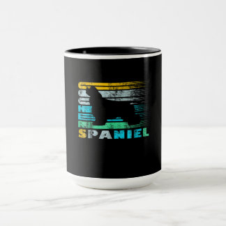 Taza Cocker Spaniel | Retro Black Cocker Spaniel