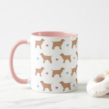 Cocker Spaniels and Hearts Mug