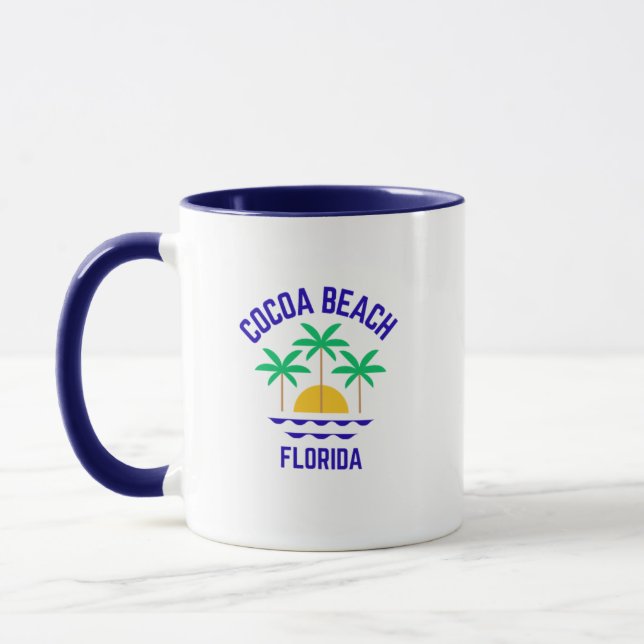 Taza Cocoa Beach Florida Coffee Mug (Izquierda)