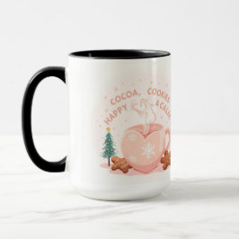 Taza Cocoa, Cookies & Calm – Pastel Christmas CoT-Shirt