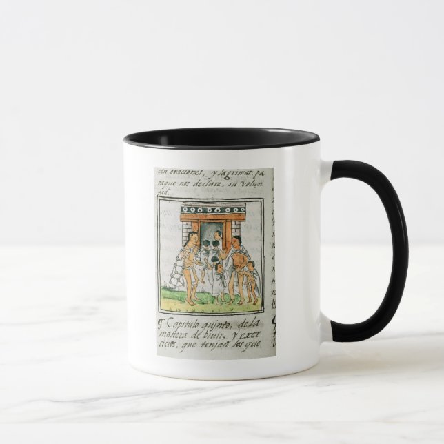Taza Codex florentino de Bernardino de Sahagun (Derecha)
