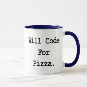 Taza codificaré por pizza