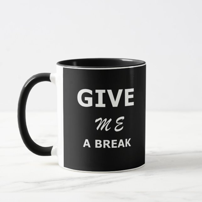 Taza Código codificador HTML Darme una pausa Programado (Izquierda)