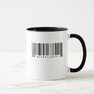 Taza Código de barras del neurólogo