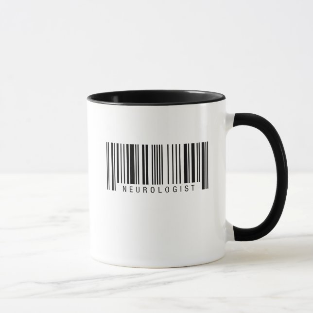 Taza Código de barras del neurólogo (Derecha)