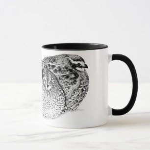 Taza Codornices del blanco de Bob