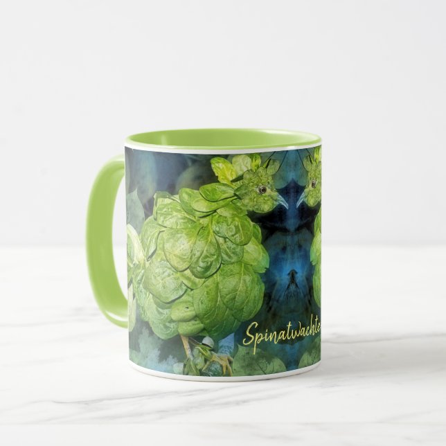 Taza Codorniz de espinaca (Anverso izquierdo)