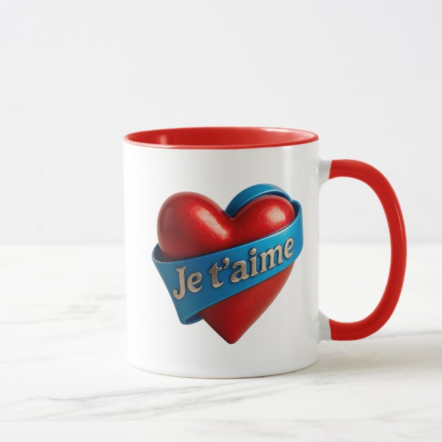 Taza coeur amoureux (Derecha)