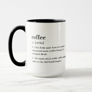 Taza Coffe Definition Funny Gift Para Café Addicts Mug