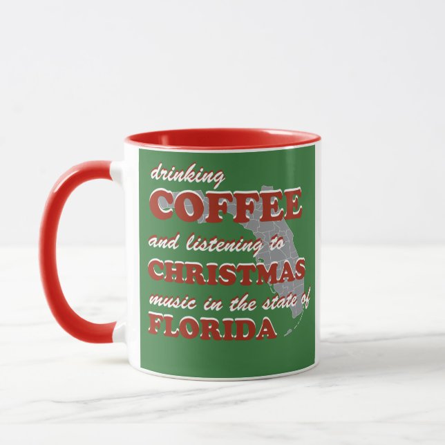 Taza Coffee and Christmas Music in Florida  (Izquierda)