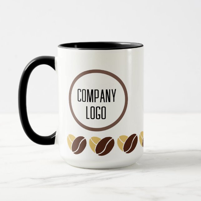 Taza Coffee Bean Mug-editable para regalos de empresa (Izquierda)