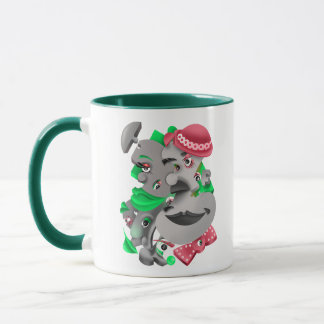 Taza Coffee cerámico audaz y artístico