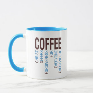 Taza Coffee Christian Acronym Mug