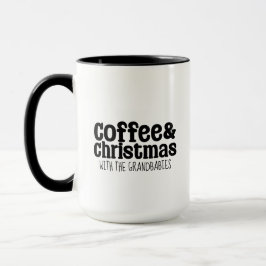 Taza Coffee & Christmas With Your Own Custom Text