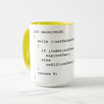 Coffee code mug para desarrolladores de software