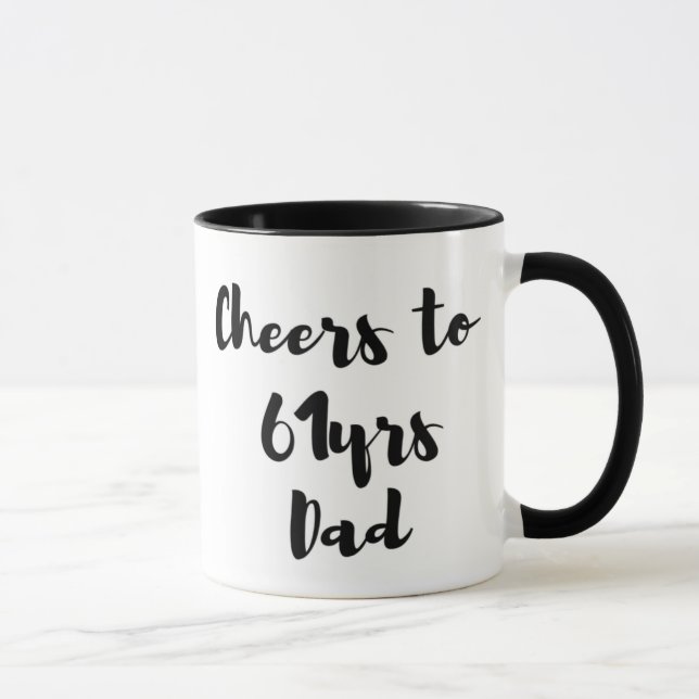 Taza Coffee-coffee mug cumpleaños número 60,hombres (Derecha)