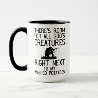 Taza Coffee de Cazador - Hay espacio para la criatura d