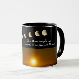 Taza Coffee de cita espiritual Inspiradora de Sun Moon