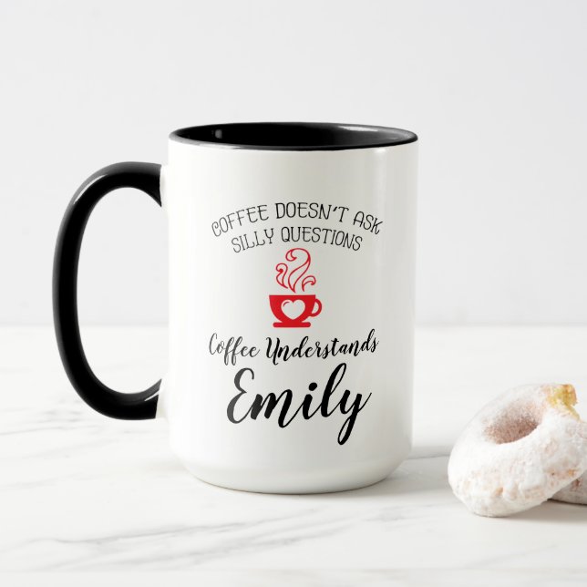 Taza Coffee entiende a Emily (Con donut)