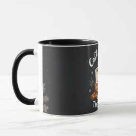 Taza Coffee First, Then Snow – Cozy Winter Mug