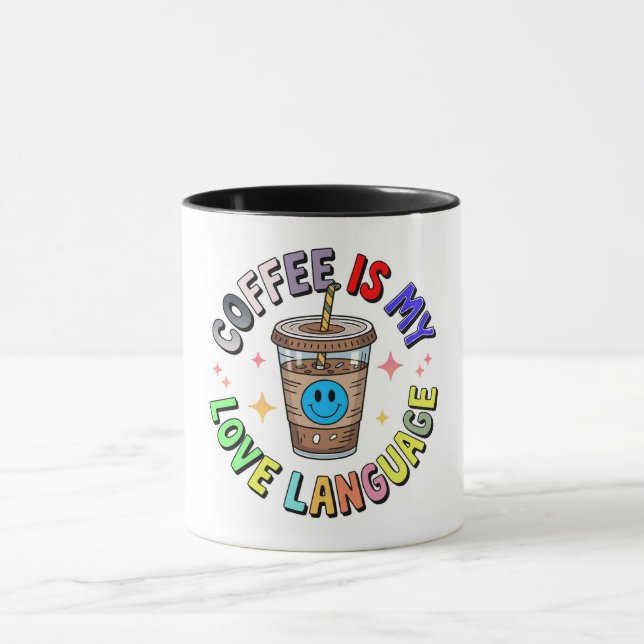 Taza Coffee Is My Love Language Mug (Centro)