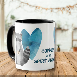 Taza Coffee is My Spirit Animal Raccoon