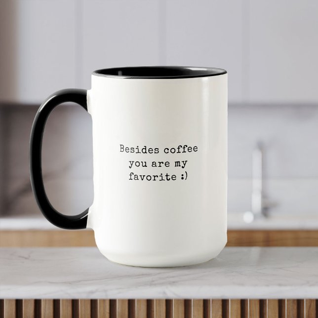 Taza Coffee Lover El día de San Valentín Fun Humor Type (Subido por el creador)