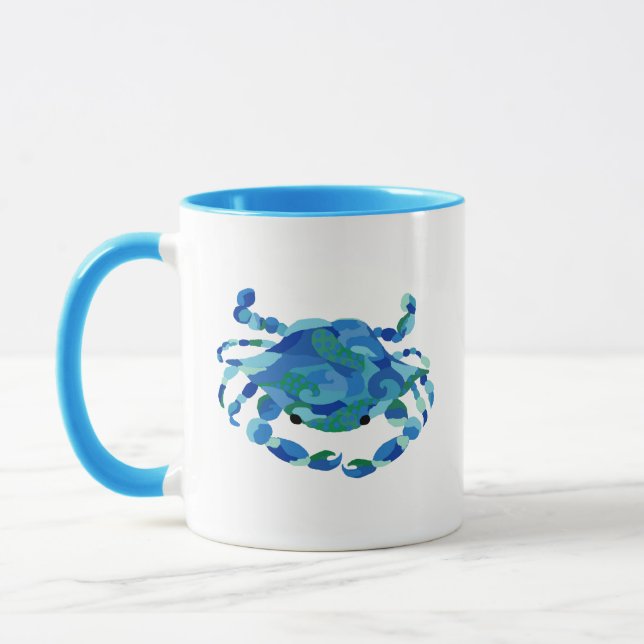 Taza Coffee Mug color cangrejo azul (Izquierda)