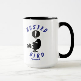 Taza Coffee mug con el logo de Busted Bird