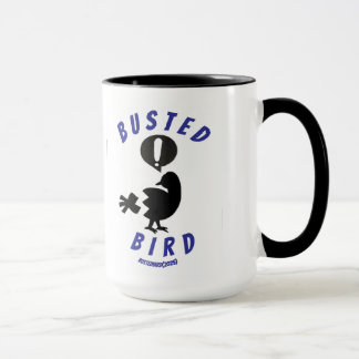 Taza Coffee mug con el logo de Busted Bird