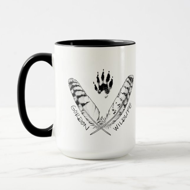 Taza Coffee Mug con el logotipo Gordon Wildlife (Izquierda)