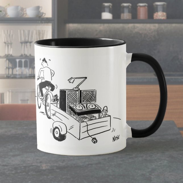 Taza Coffee Mug con un DJ móvil (Subido por el creador)