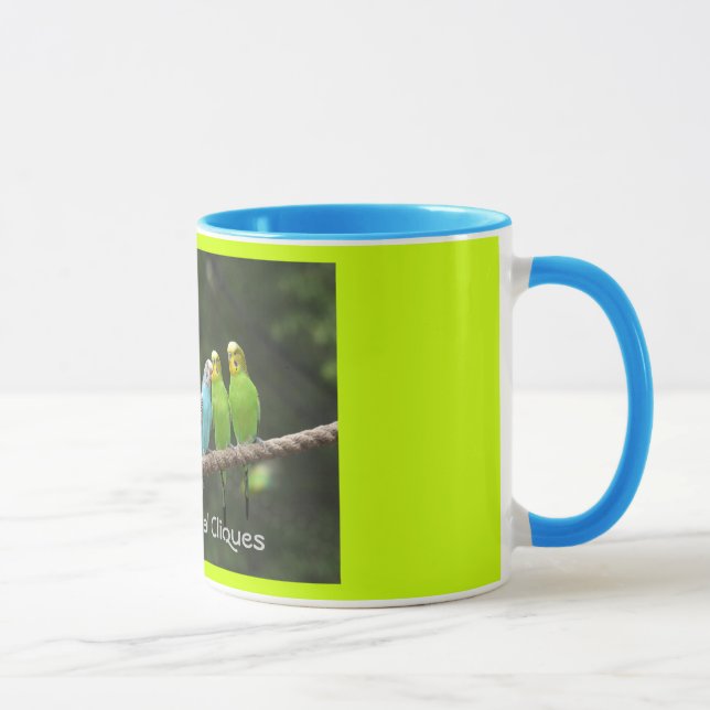 Taza Coffee Mug de Budgie Social Cliques (Derecha)