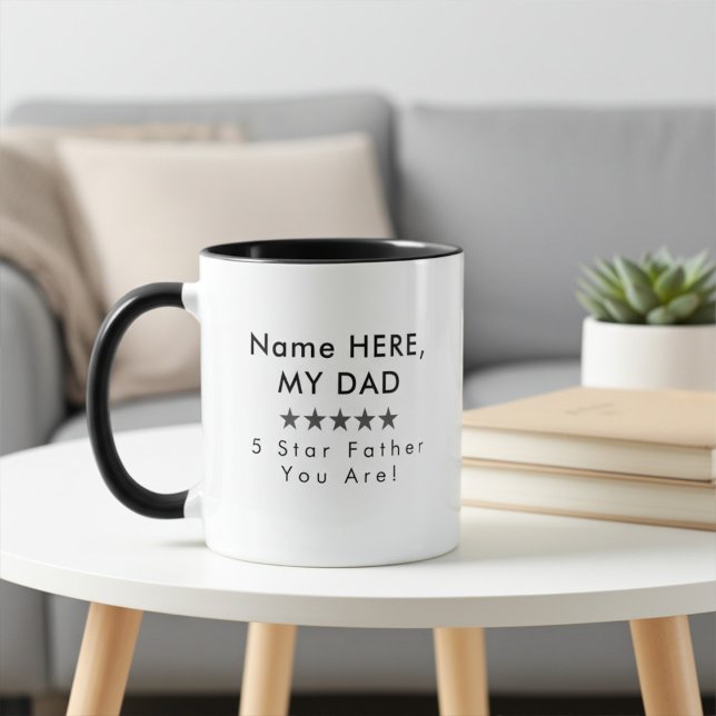 Taza Coffee Mug de cinco estrellas personalizado (Subido por el creador)