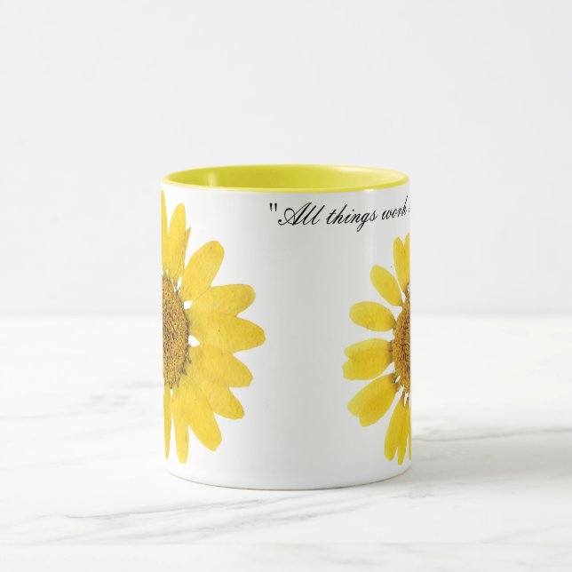 Taza Coffee Mug de girasol (Centro)