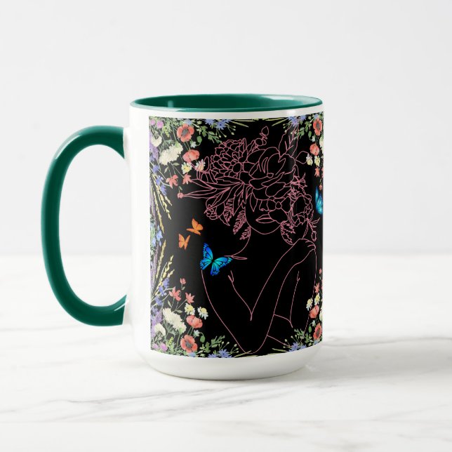 Taza Coffee Mug de la diosa del jardín (Izquierda)