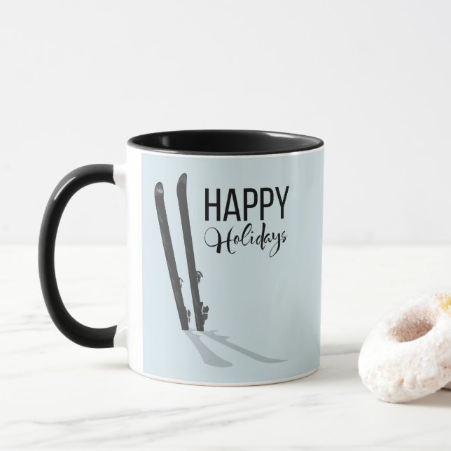 Taza Coffee Mug de vacaciones de invierno (Con donut)