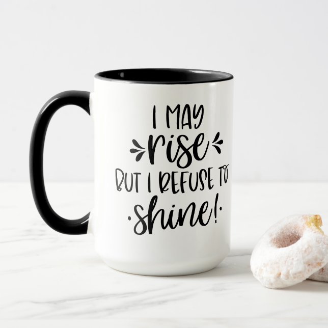 Taza Coffee Mug divertido por la mañana (Con donut)